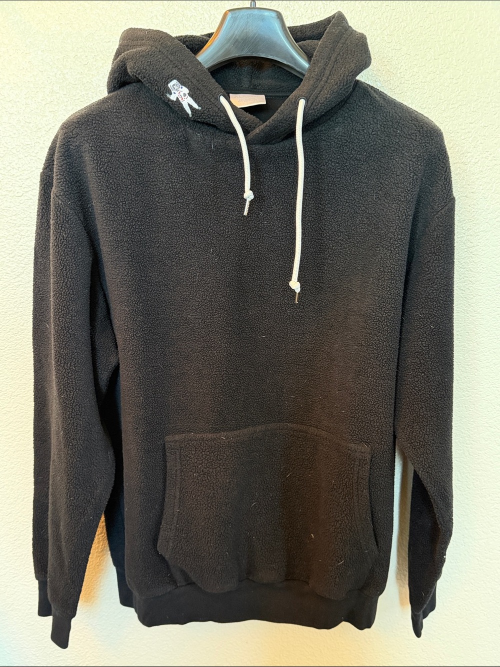 Barstool Sports Astronaut Black Hooded Fleece Pullover Hoodie